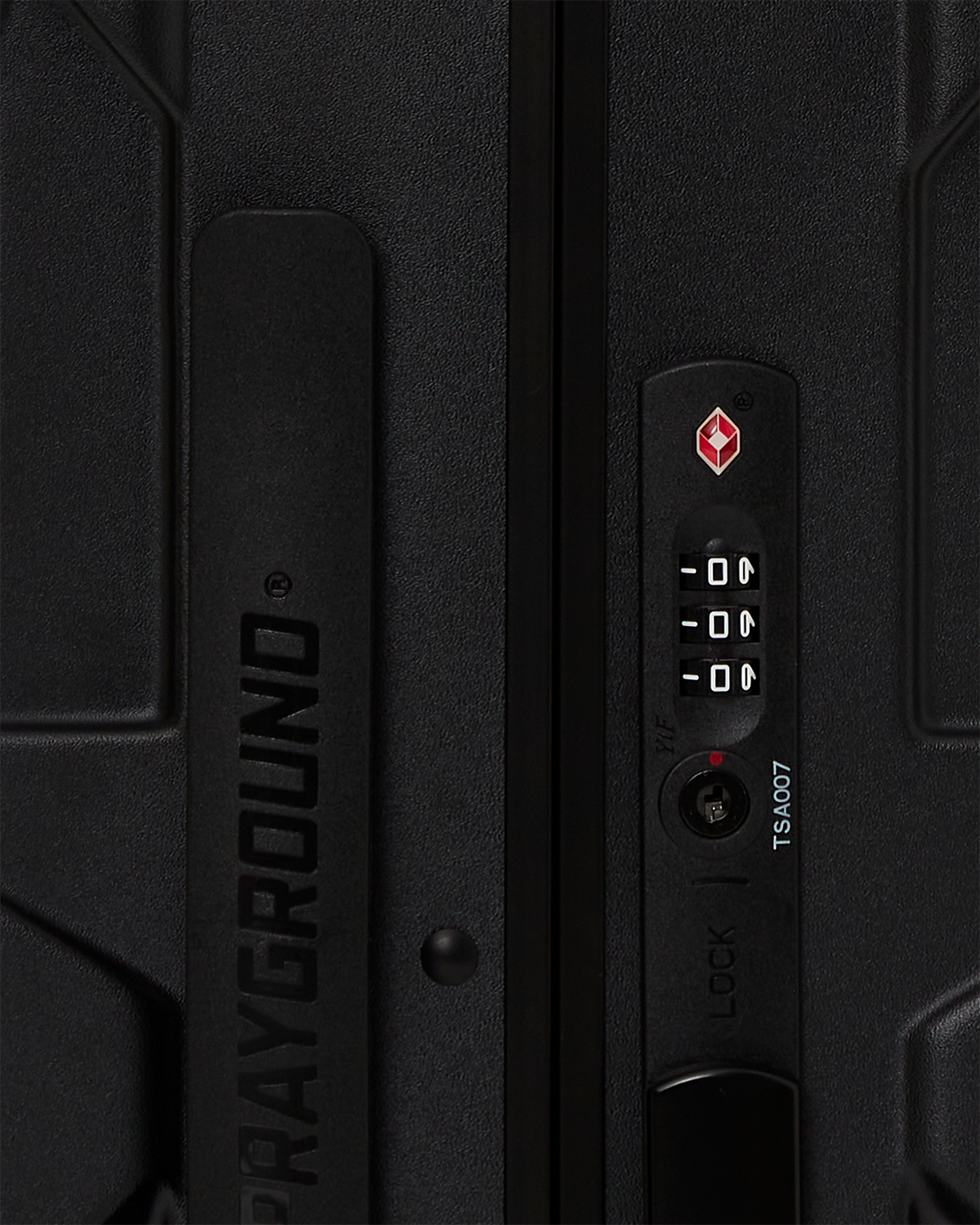 REALITY CHECK SHARKITECTURE CARRY-ON JETBLACK LUGGAGE (GUNMETAL HARDWARE)
