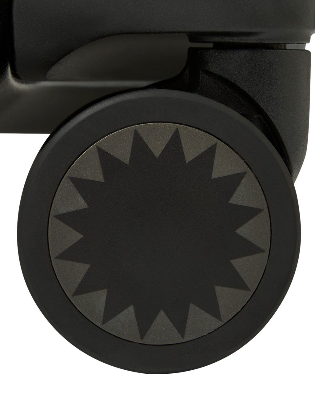 THE JOURNEY BEGINS SHARKITECTURE CARRY-ON LUGGAGE BLACK WITH EXTRA STICKERS