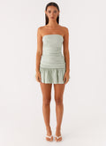 Carmel Mini Dress - Sage