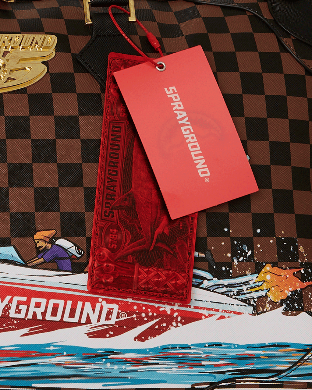 THE 305 SPEEDBOAT GETAWAY PYRAMID DUFFLE