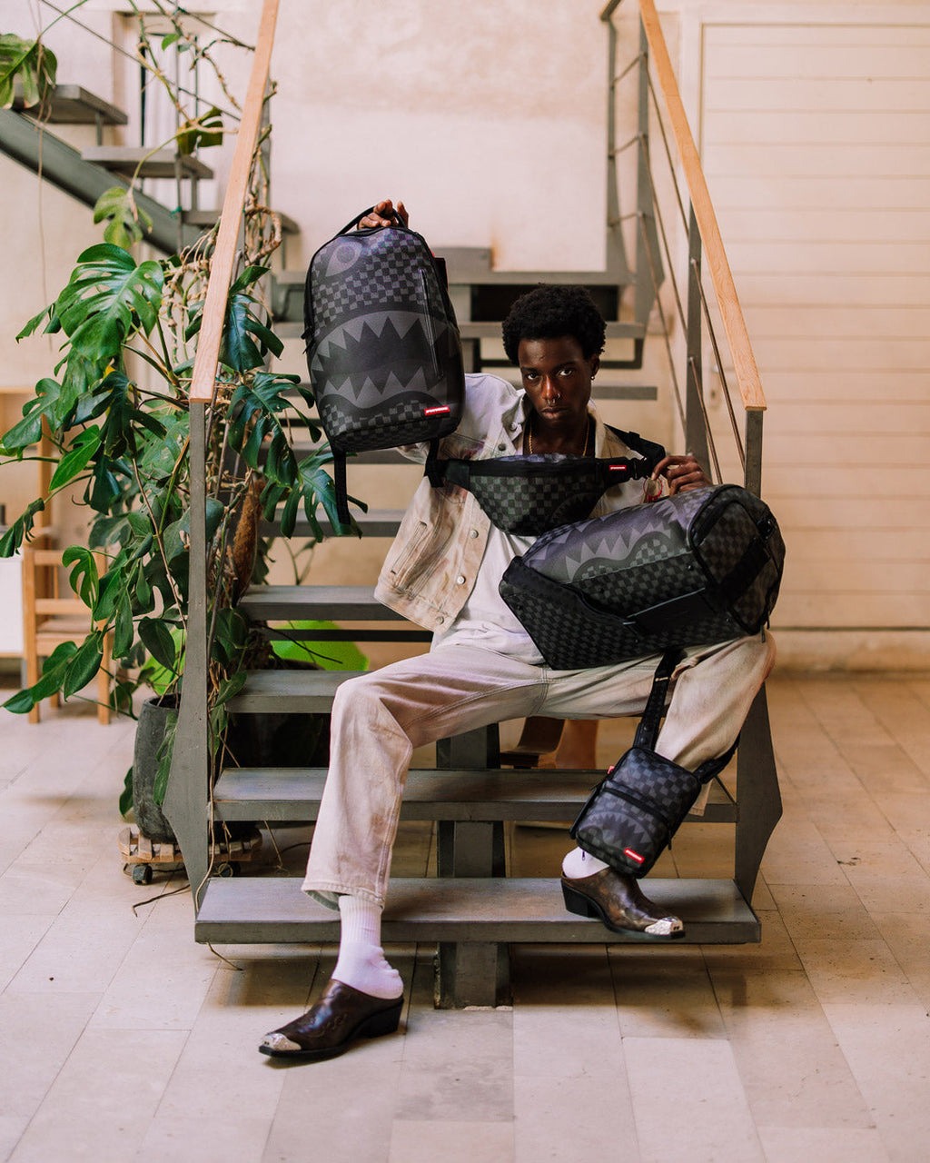 HANGOVER DRIP CHECK DUFFLE