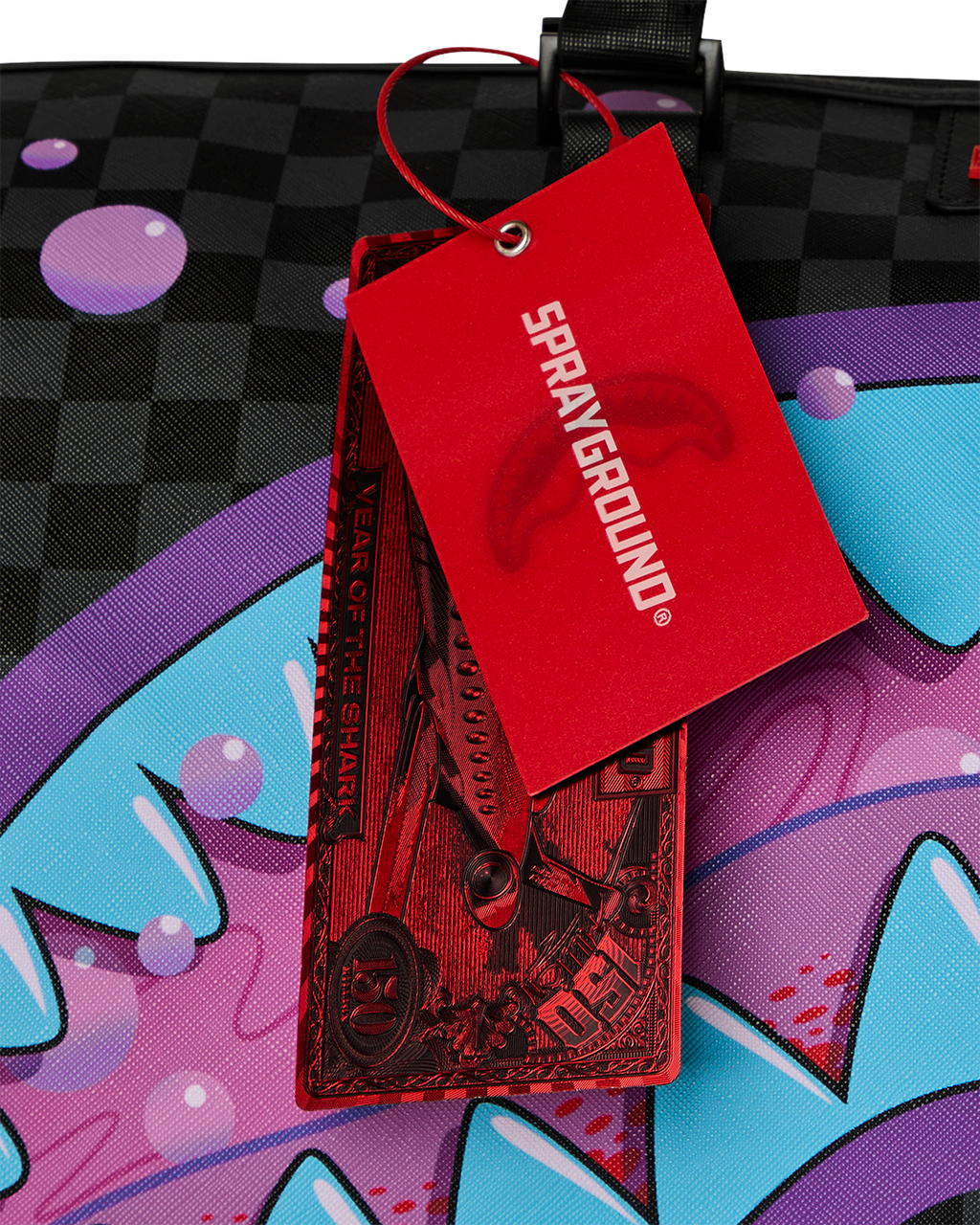 PURPLE SLIME SHARK DUFFLE