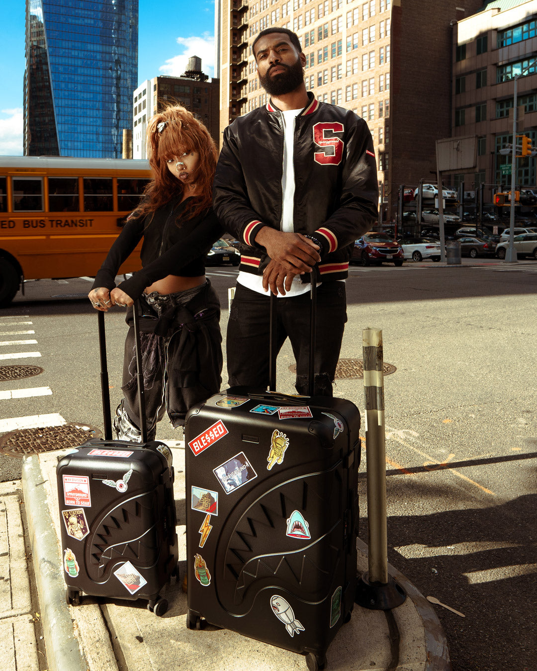 THE JOURNEY BEGINS SHARKITECTURE FULL-SIZE LUGGAGE