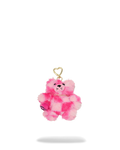 FURZILLA SHARK (PINK CHECK) KEYCHAIN