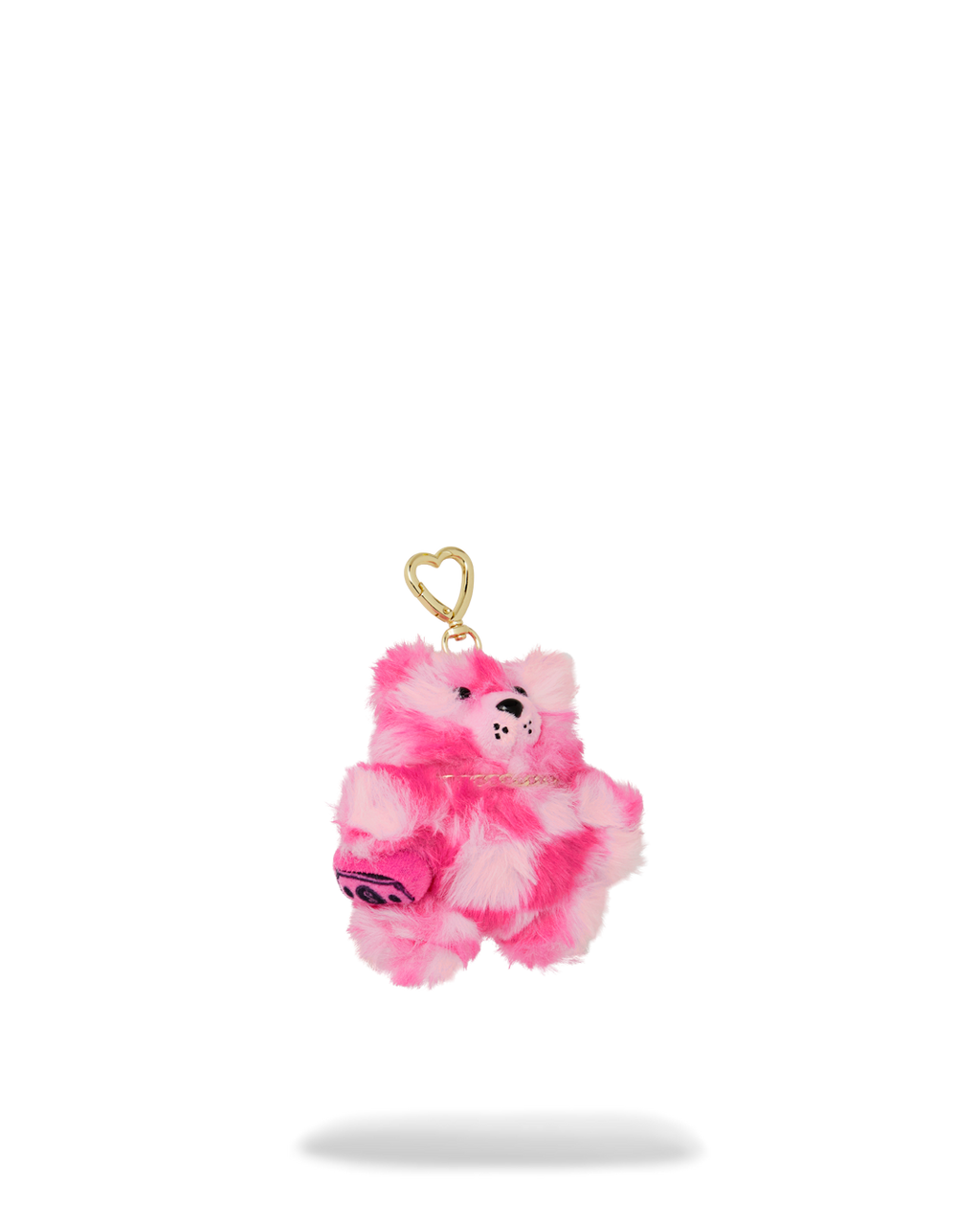 FURZILLA SHARK (PINK CHECK) KEYCHAIN