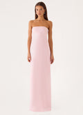 Lucienne Strapless Maxi Dress - Pink