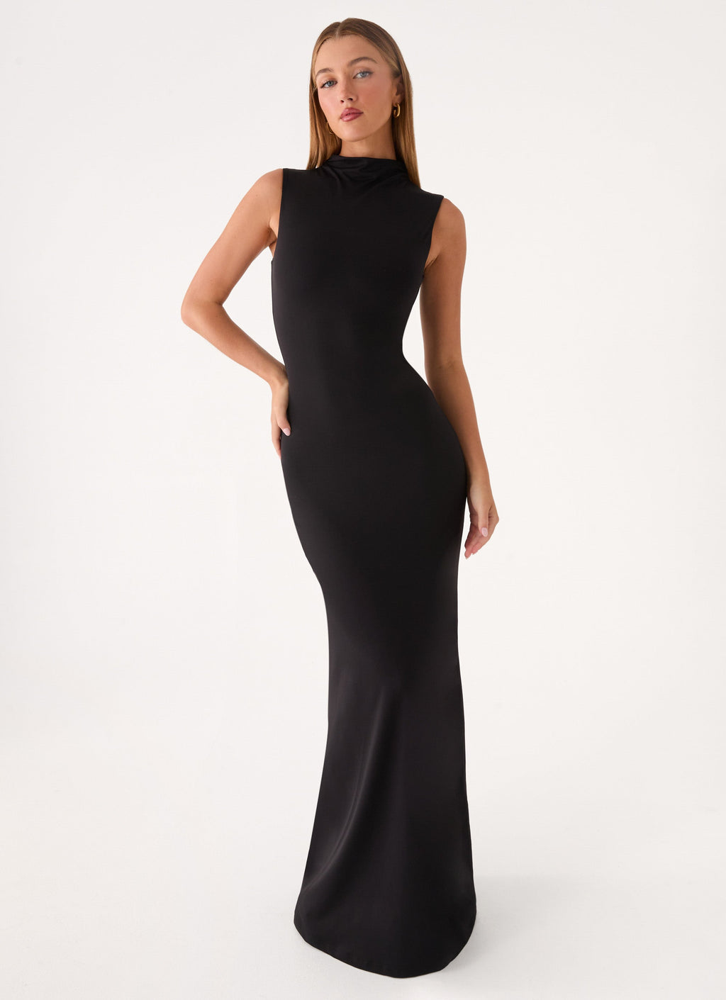 On My Time Maxi Dress - Black