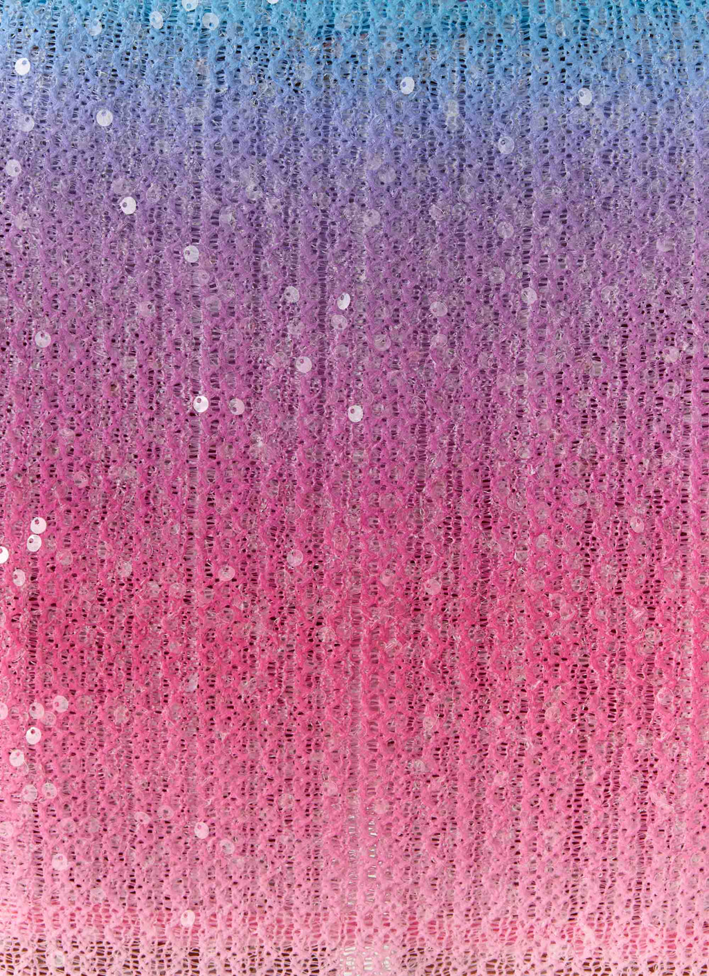 One More Time Sequin Knit Mini Skirt - Disco Ombre