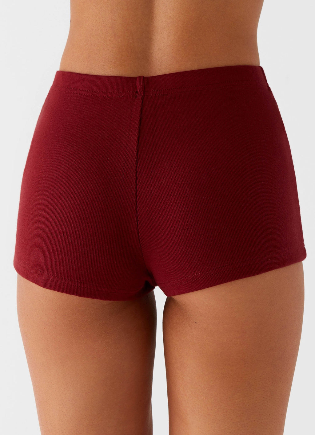 Spectate Mini Shorts - Maroon