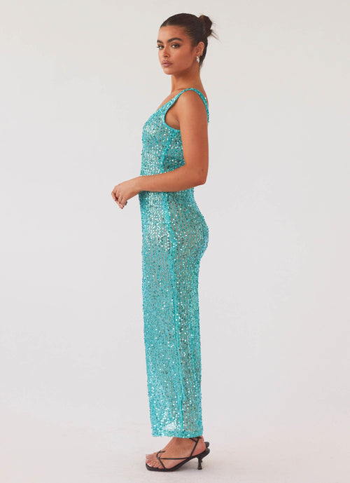 Sweet Essence Maxi Dress - Crystal