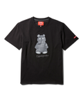 SHORT SLEEVE GRAPHIC MONEY BEAR T-SHIRT (BLACK)