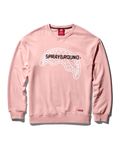 SPRAYGROUND PULLOVER CREW NECK SWEATSHIRT (PINK)
