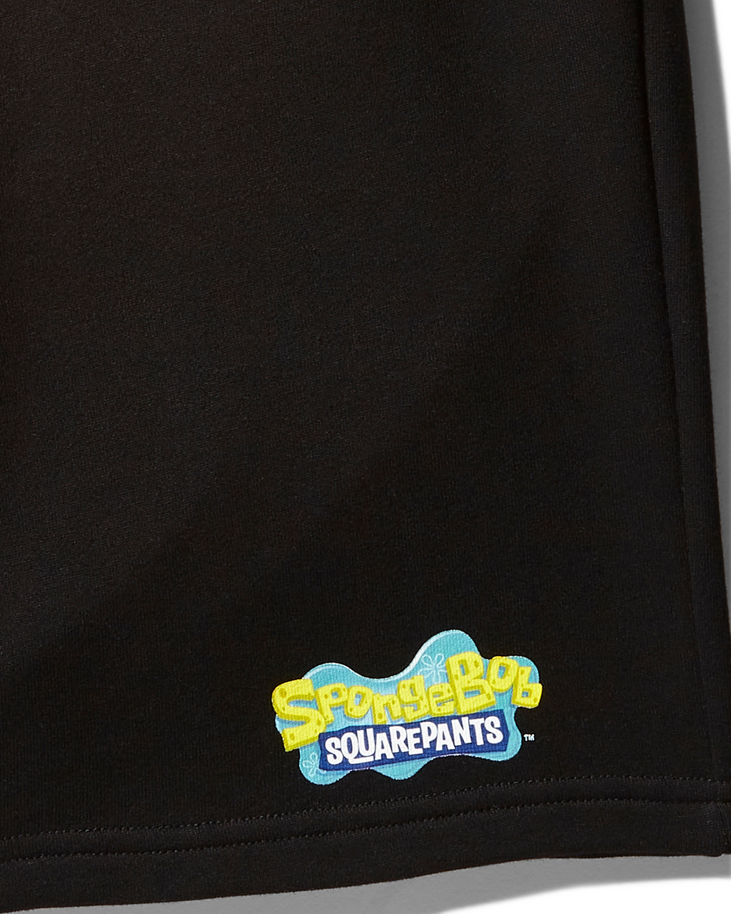 SPONGEBOB KNIT SHORTS (BLACK)