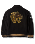 A.I.9 AFRICAN INTELLIGENCE GUILDED LEOPARD - SANDFLOWER COLLAB VARSITY JACKET