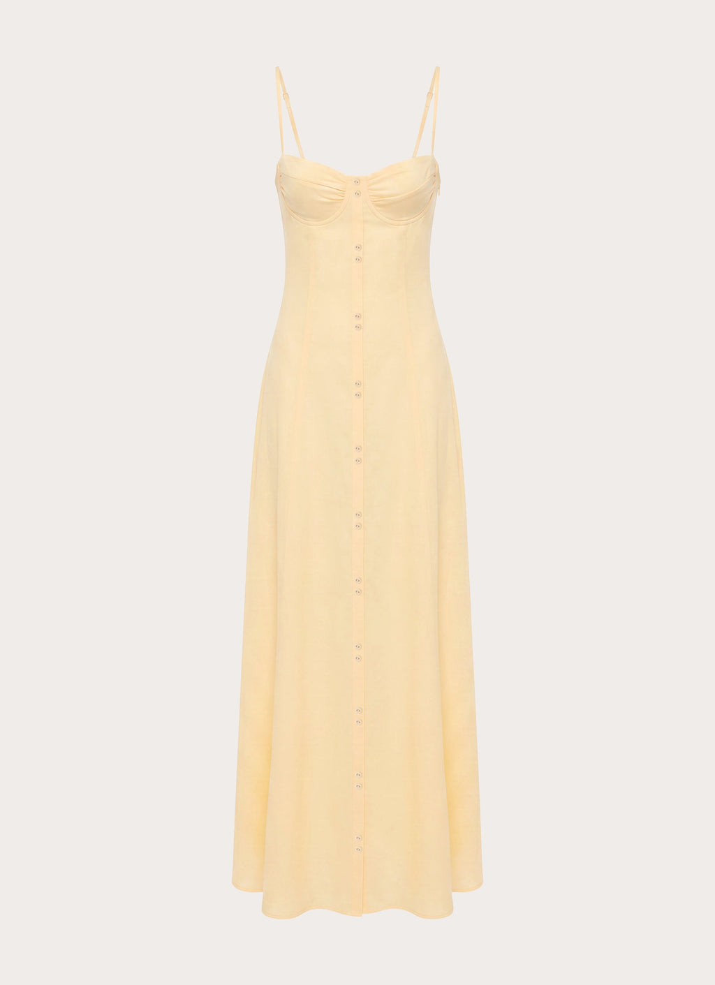 Samah Maxi Dress - Lemon
