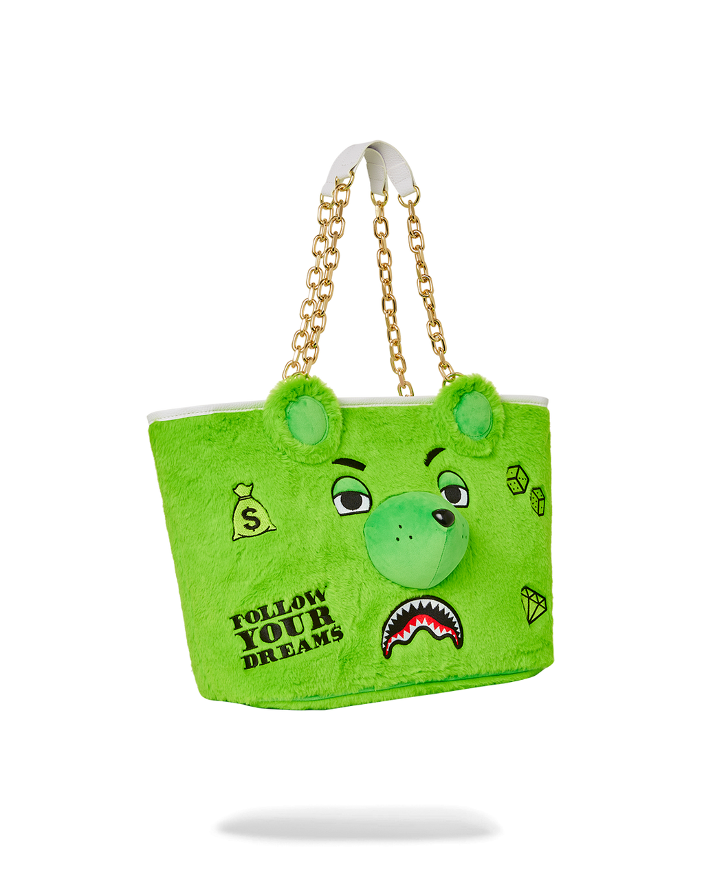 PLUSH MONEYBEAR TOTE (GREEN)