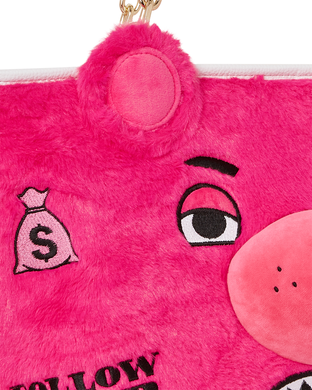 PLUSH MONEYBEAR TOTE (PINK)