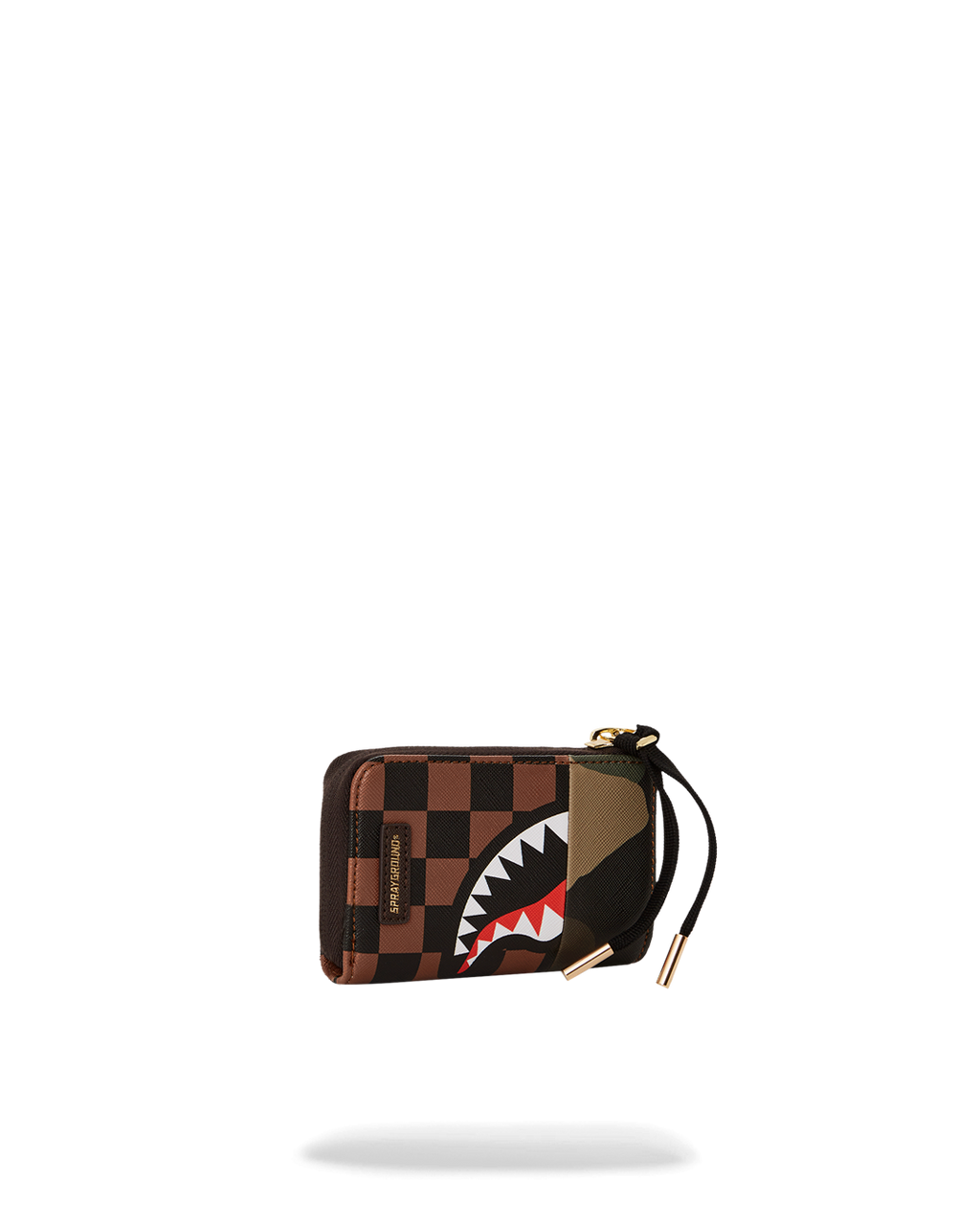 EXTERIOR GOLD ZIP POCKET SHARKS IN PARIS WALLET