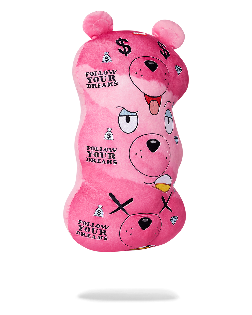 MONEYBEAR TRIPLE PINK PLUSH TOY/PILLOW