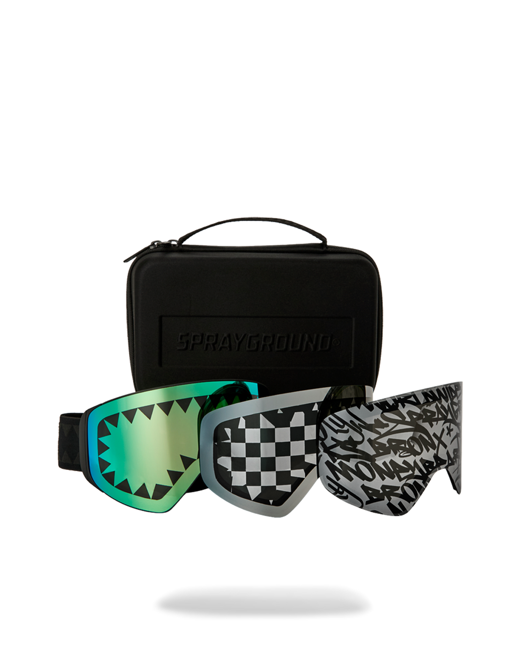 THE STREET MOUNTAIN SKI GOGGLES (INTERCHANGEABLE 3 LENSES)