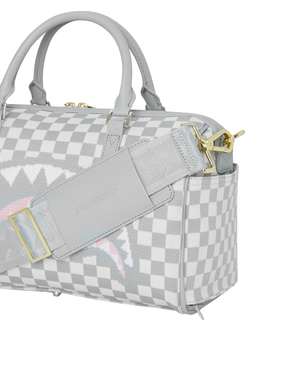 KNIT SHARKS IN PARIS IN CREAM MINI DUFFLE