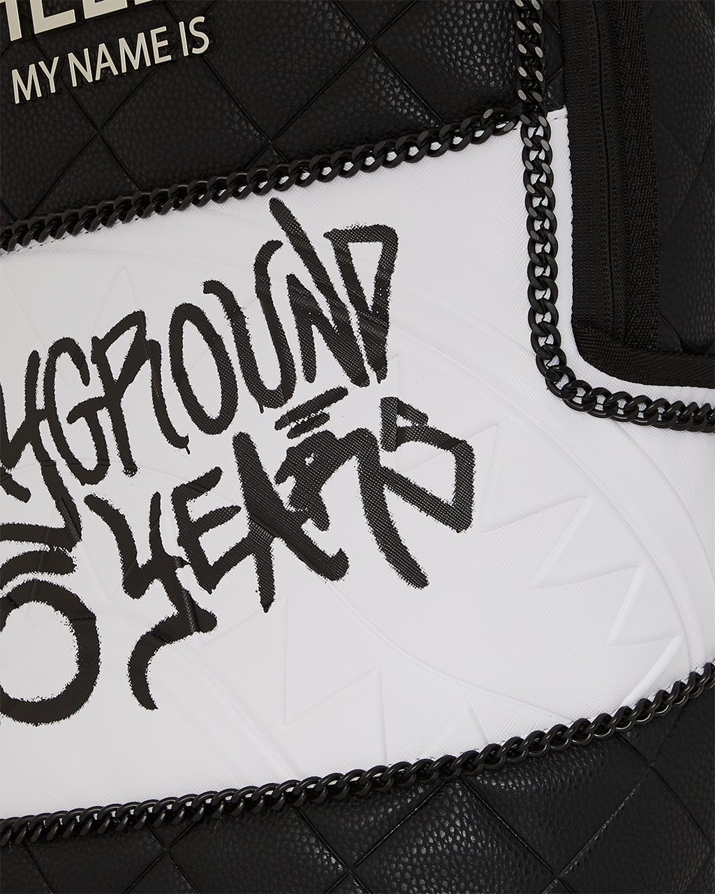 HELLO MY NAME IS 15 YEARS QUILTED BACKPACK (SUPER RARE)