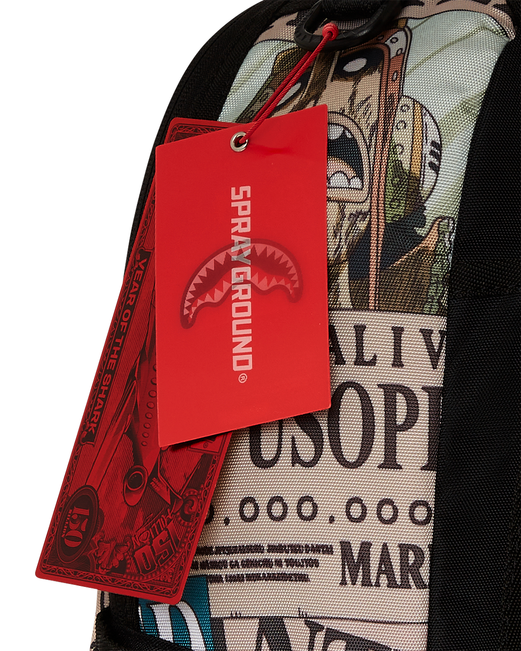 ONE PIECE WANTED SHARK POSTERS BACKPACK