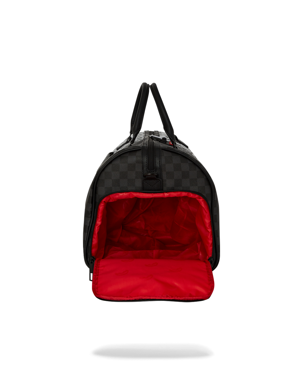 SCRIBBLE DRIBBLE CHECK DUFFLE