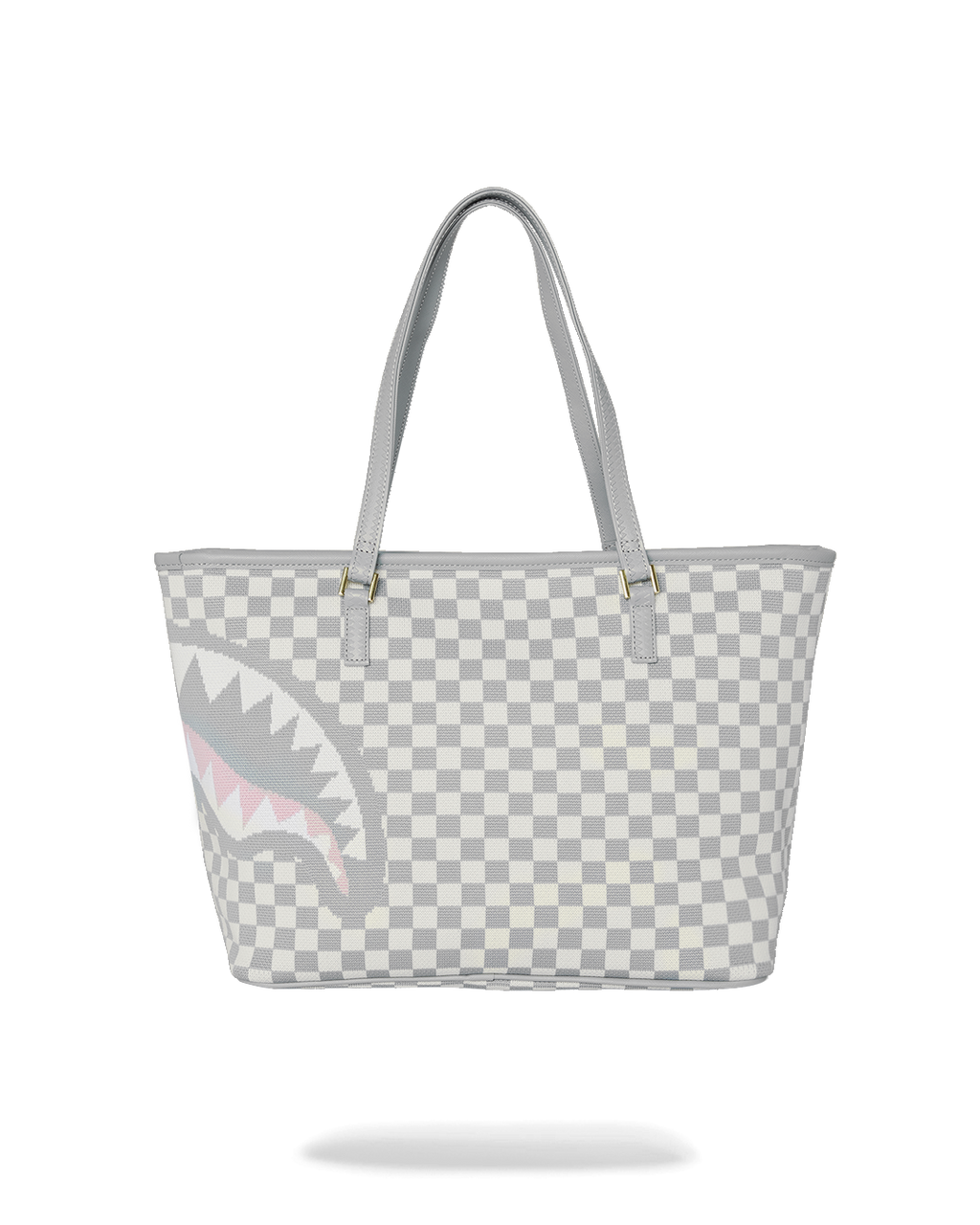 KNIT SHARKS IN PARIS IN CREAM TOTE