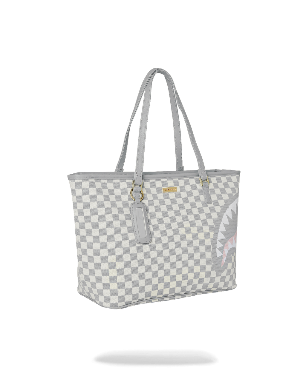 KNIT SHARKS IN PARIS IN CREAM TOTE