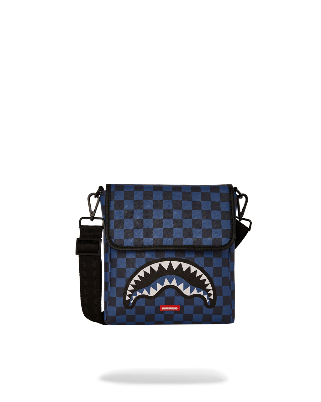 MIDNIGHT MAGIC SHARKS IN PARIS MESSENGER SLING BAG