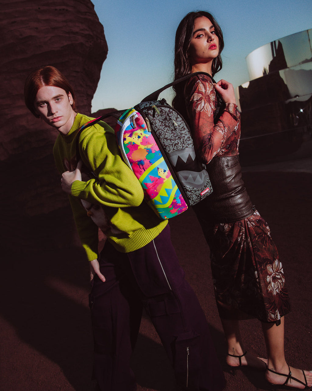 TWINS CHAOS SPLIT 2 BAGS BACKPACK