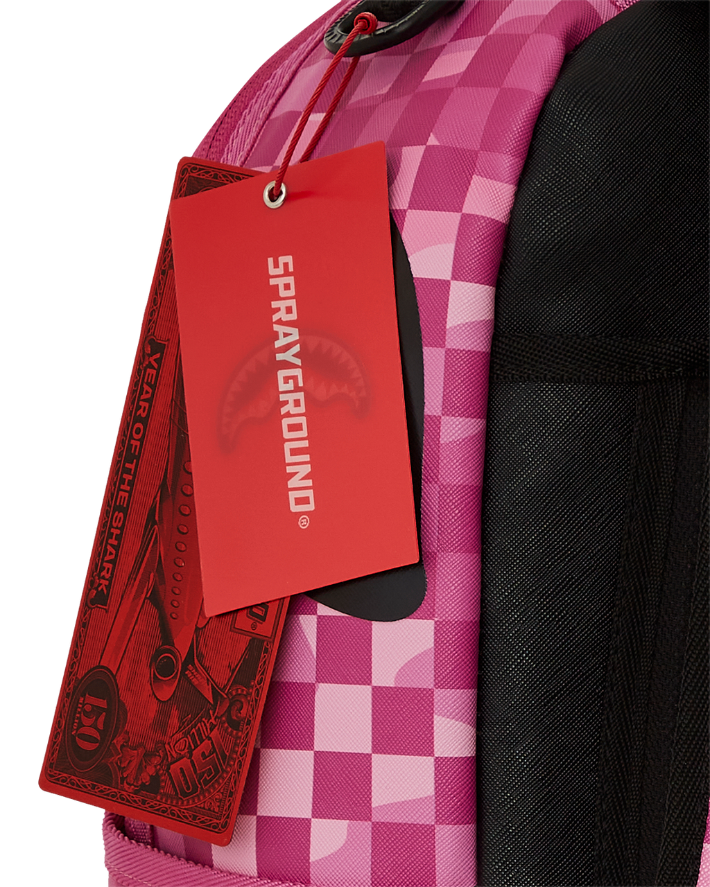 PINK CAMOCHECK BACKPACK