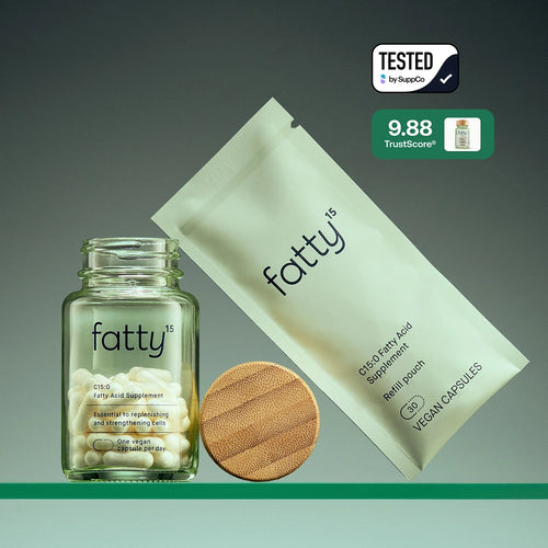 Fatty15 C15:0 Pentadecanoic Acid Healthy Aging Supplement- 3 Month Supply